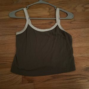 Small Arizona Jean Co dark olive tank
